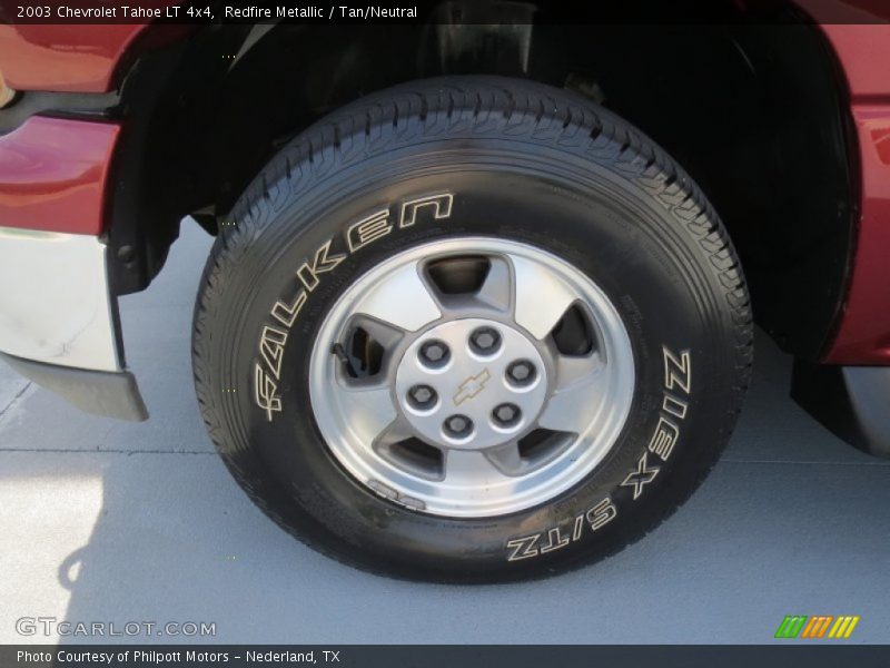 Redfire Metallic / Tan/Neutral 2003 Chevrolet Tahoe LT 4x4