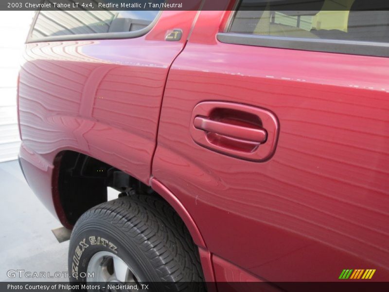 Redfire Metallic / Tan/Neutral 2003 Chevrolet Tahoe LT 4x4