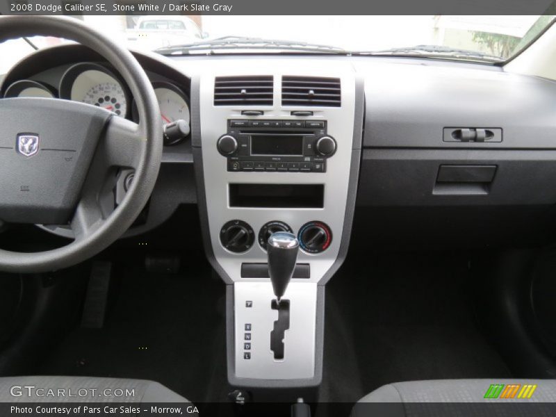 Stone White / Dark Slate Gray 2008 Dodge Caliber SE