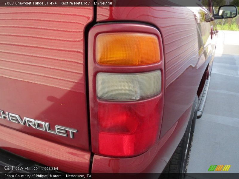 Redfire Metallic / Tan/Neutral 2003 Chevrolet Tahoe LT 4x4