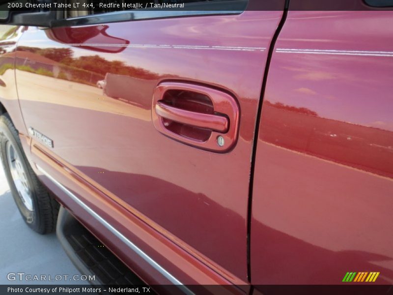 Redfire Metallic / Tan/Neutral 2003 Chevrolet Tahoe LT 4x4