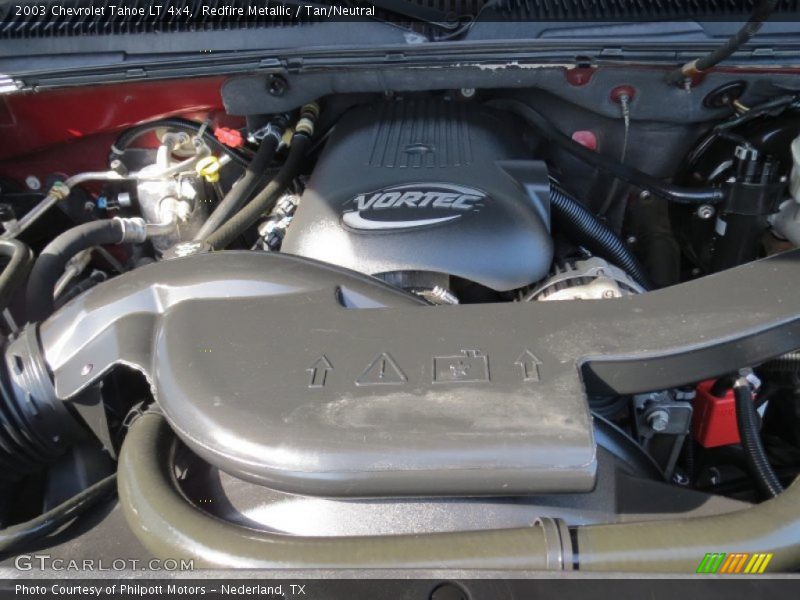 Redfire Metallic / Tan/Neutral 2003 Chevrolet Tahoe LT 4x4
