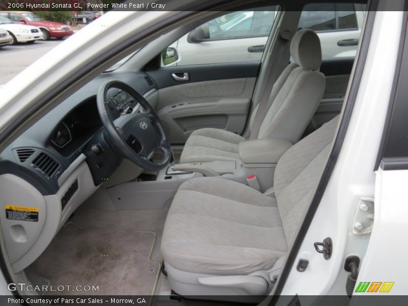 Front Seat of 2006 Sonata GL