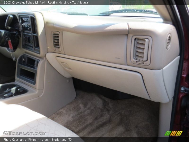 Redfire Metallic / Tan/Neutral 2003 Chevrolet Tahoe LT 4x4