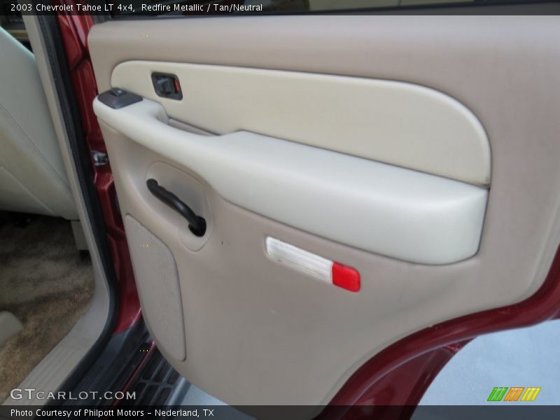 Redfire Metallic / Tan/Neutral 2003 Chevrolet Tahoe LT 4x4