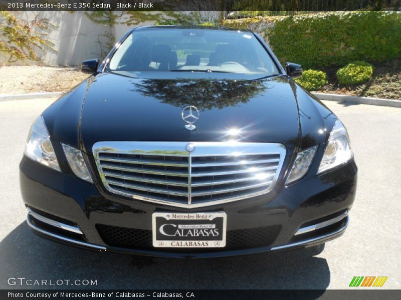 Black / Black 2013 Mercedes-Benz E 350 Sedan