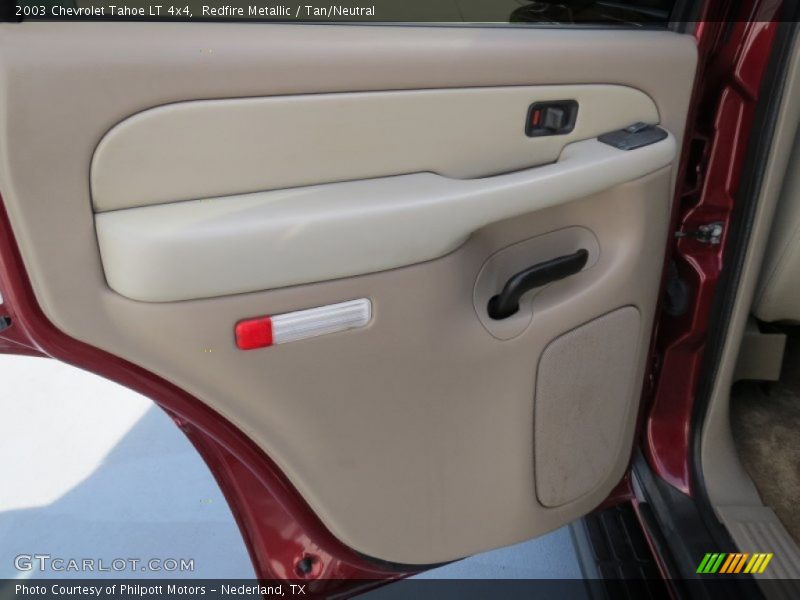 Redfire Metallic / Tan/Neutral 2003 Chevrolet Tahoe LT 4x4