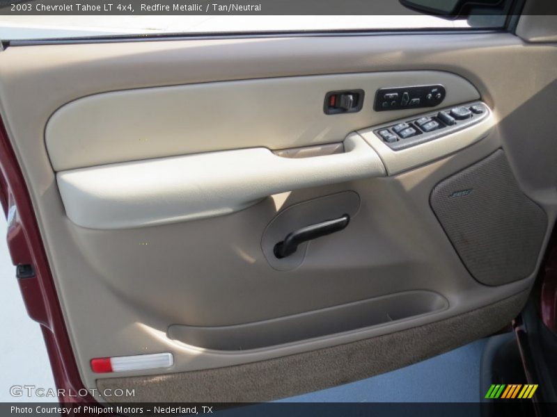Redfire Metallic / Tan/Neutral 2003 Chevrolet Tahoe LT 4x4