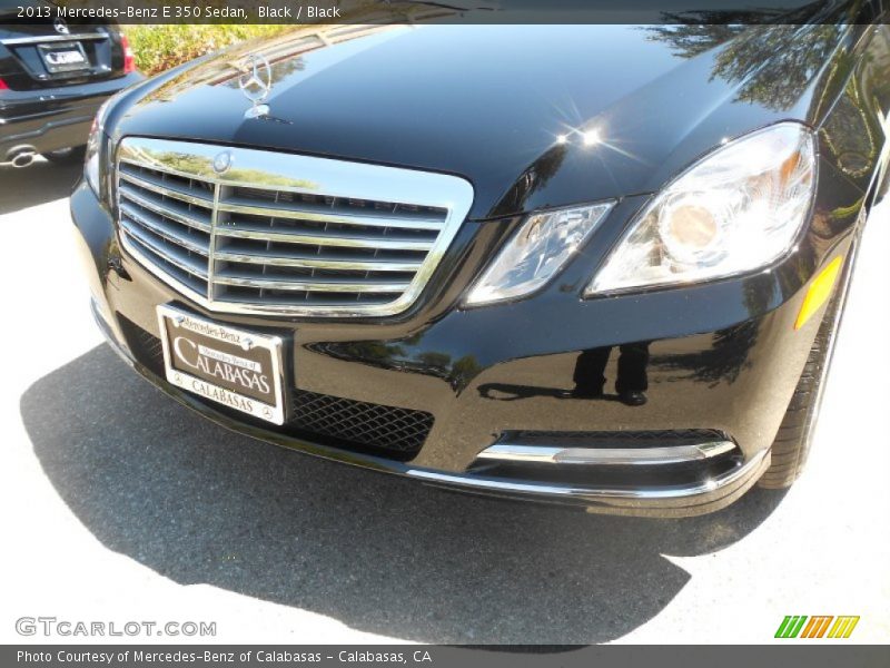 Black / Black 2013 Mercedes-Benz E 350 Sedan