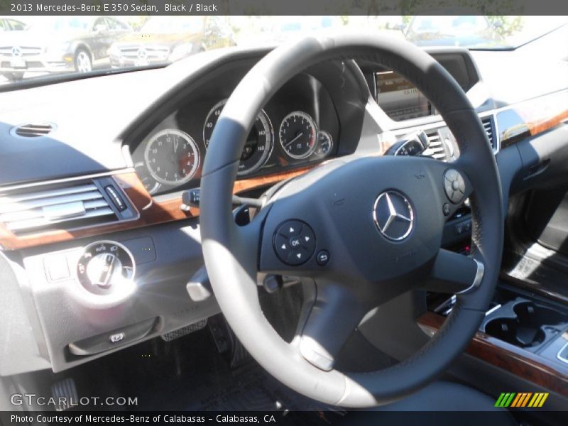 Black / Black 2013 Mercedes-Benz E 350 Sedan