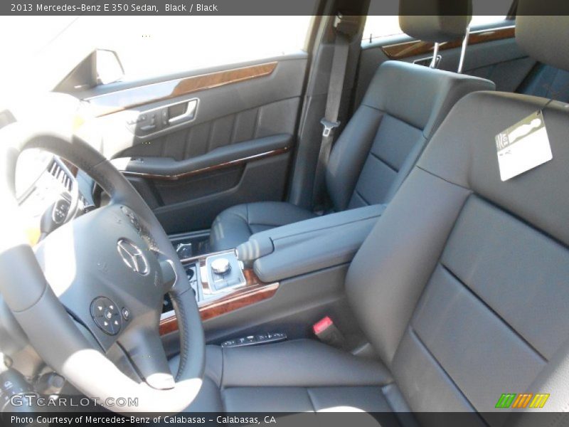 Black / Black 2013 Mercedes-Benz E 350 Sedan