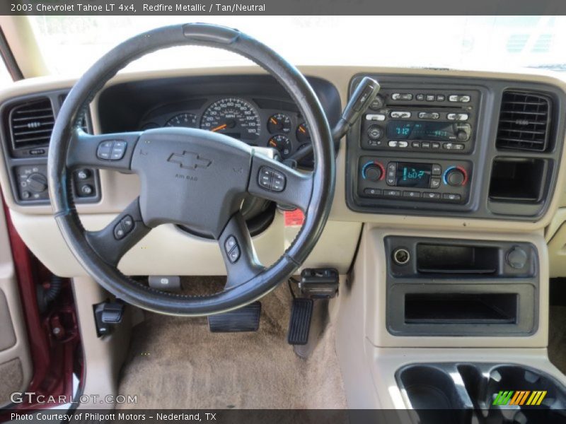 Redfire Metallic / Tan/Neutral 2003 Chevrolet Tahoe LT 4x4