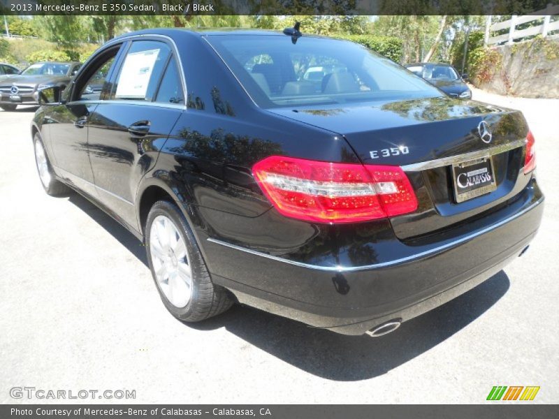 Black / Black 2013 Mercedes-Benz E 350 Sedan
