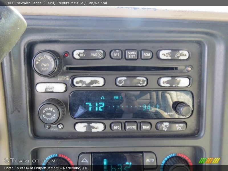 Redfire Metallic / Tan/Neutral 2003 Chevrolet Tahoe LT 4x4