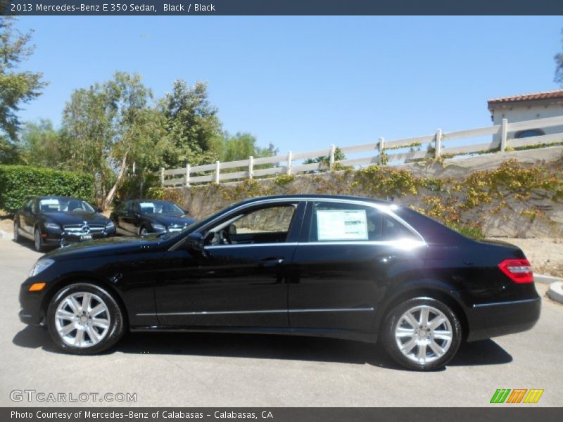 Black / Black 2013 Mercedes-Benz E 350 Sedan
