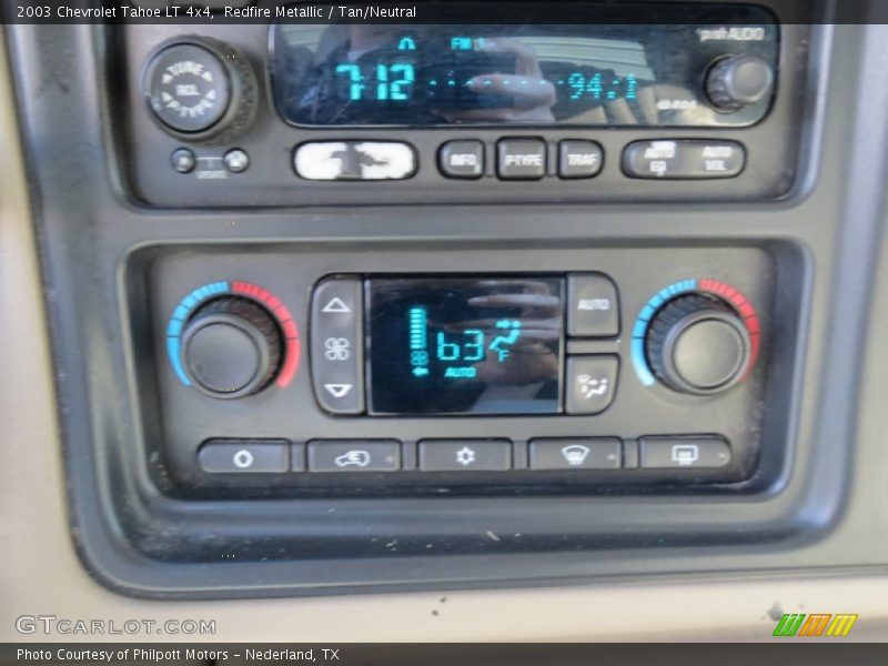 Redfire Metallic / Tan/Neutral 2003 Chevrolet Tahoe LT 4x4
