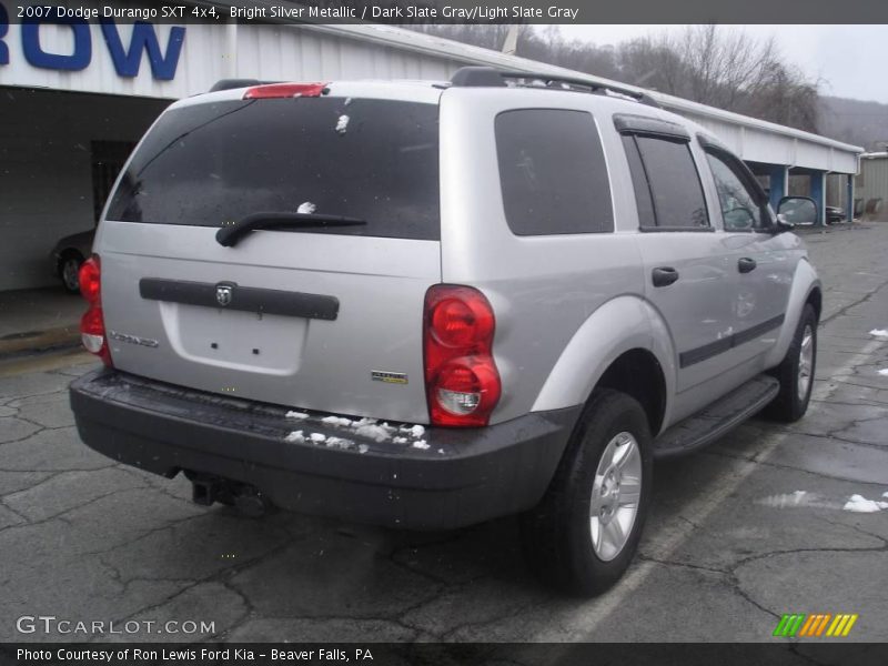 Bright Silver Metallic / Dark Slate Gray/Light Slate Gray 2007 Dodge Durango SXT 4x4