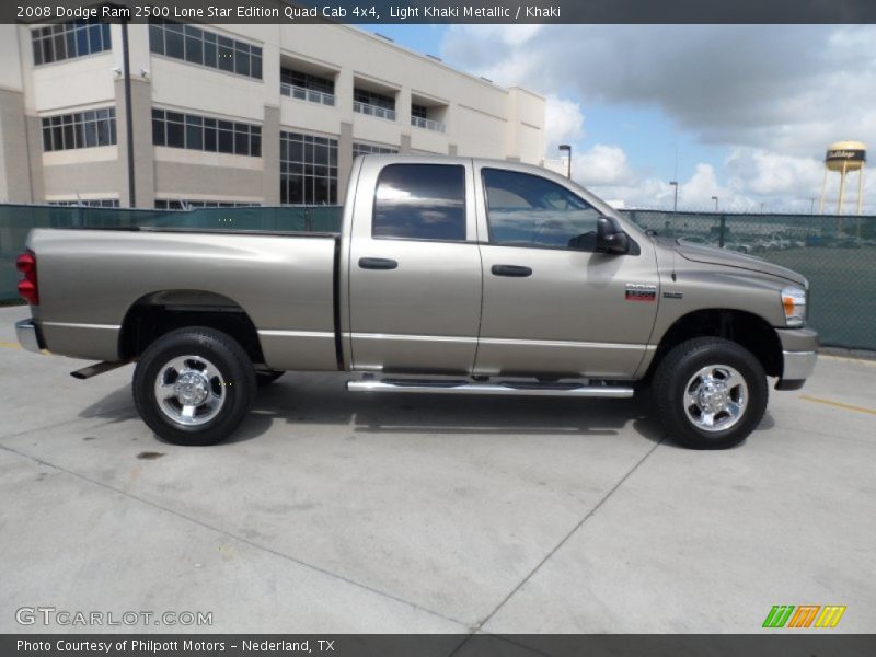 Light Khaki Metallic / Khaki 2008 Dodge Ram 2500 Lone Star Edition Quad Cab 4x4