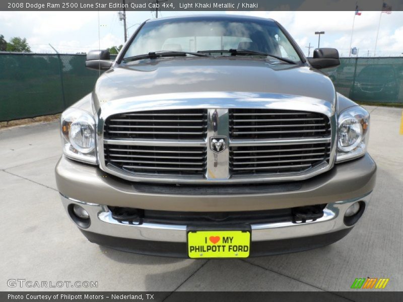 Light Khaki Metallic / Khaki 2008 Dodge Ram 2500 Lone Star Edition Quad Cab 4x4