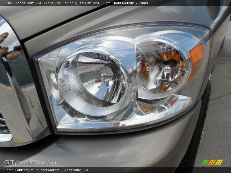 Light Khaki Metallic / Khaki 2008 Dodge Ram 2500 Lone Star Edition Quad Cab 4x4