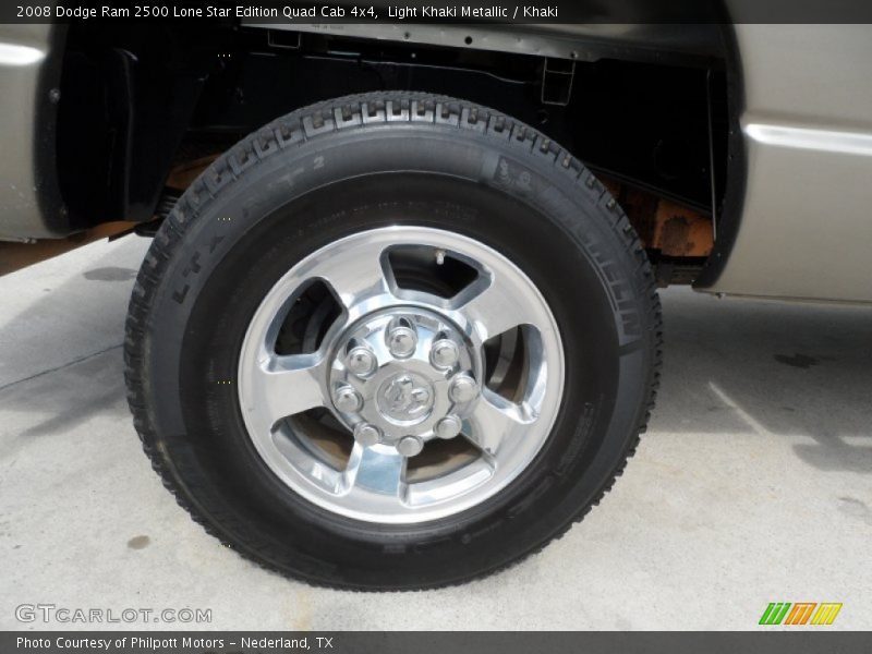 Light Khaki Metallic / Khaki 2008 Dodge Ram 2500 Lone Star Edition Quad Cab 4x4