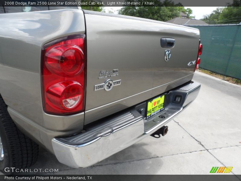 Light Khaki Metallic / Khaki 2008 Dodge Ram 2500 Lone Star Edition Quad Cab 4x4