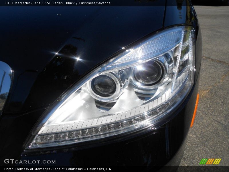 Black / Cashmere/Savanna 2013 Mercedes-Benz S 550 Sedan