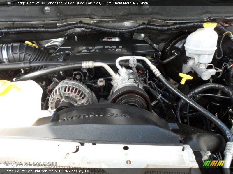 Light Khaki Metallic / Khaki 2008 Dodge Ram 2500 Lone Star Edition Quad Cab 4x4