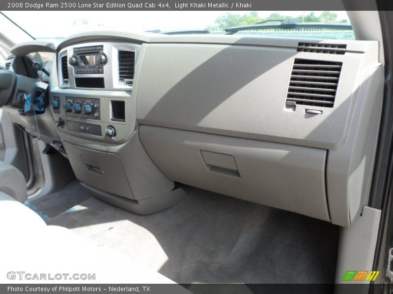 Light Khaki Metallic / Khaki 2008 Dodge Ram 2500 Lone Star Edition Quad Cab 4x4