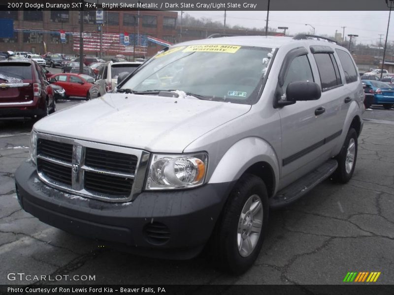 Bright Silver Metallic / Dark Slate Gray/Light Slate Gray 2007 Dodge Durango SXT 4x4