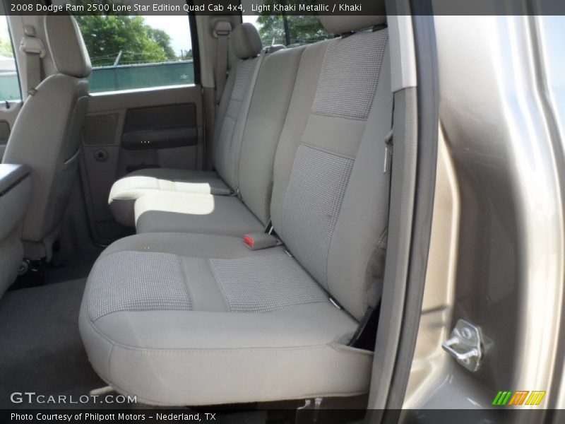 Light Khaki Metallic / Khaki 2008 Dodge Ram 2500 Lone Star Edition Quad Cab 4x4