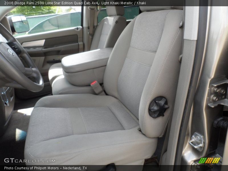 Light Khaki Metallic / Khaki 2008 Dodge Ram 2500 Lone Star Edition Quad Cab 4x4