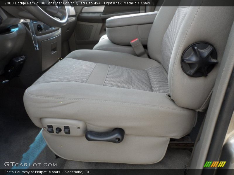 Light Khaki Metallic / Khaki 2008 Dodge Ram 2500 Lone Star Edition Quad Cab 4x4
