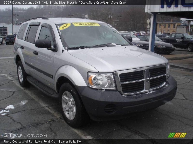 Bright Silver Metallic / Dark Slate Gray/Light Slate Gray 2007 Dodge Durango SXT 4x4