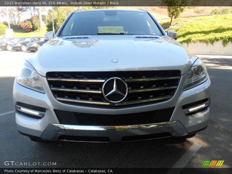 Iridium Silver Metallic / Black 2013 Mercedes-Benz ML 350 4Matic