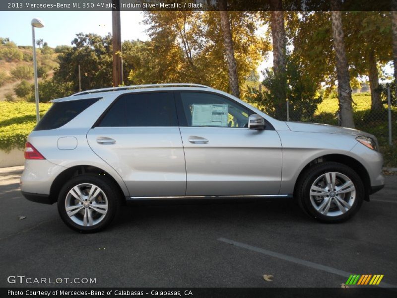 Iridium Silver Metallic / Black 2013 Mercedes-Benz ML 350 4Matic