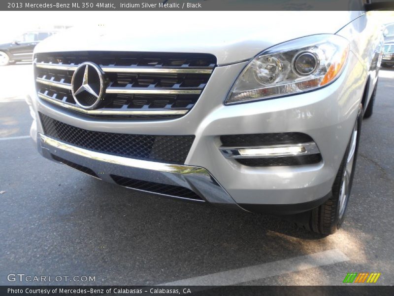 Iridium Silver Metallic / Black 2013 Mercedes-Benz ML 350 4Matic