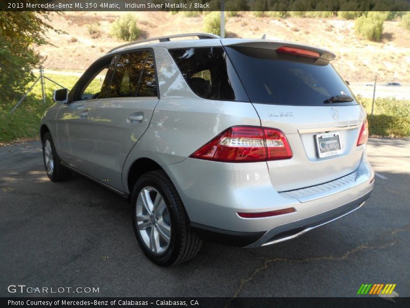 Iridium Silver Metallic / Black 2013 Mercedes-Benz ML 350 4Matic