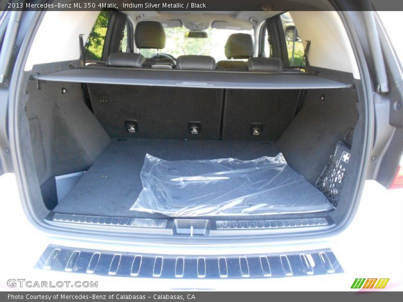 Iridium Silver Metallic / Black 2013 Mercedes-Benz ML 350 4Matic