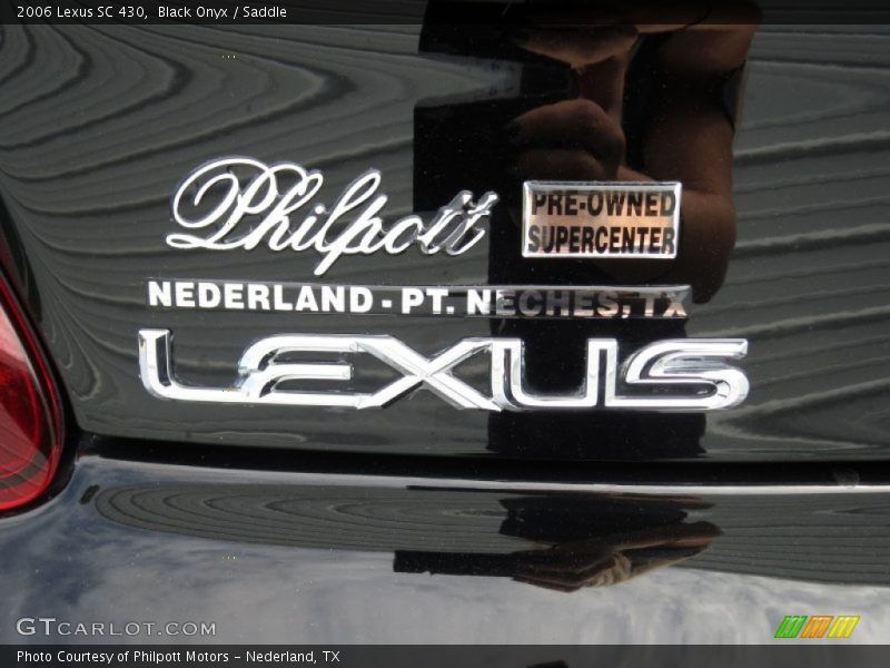 Black Onyx / Saddle 2006 Lexus SC 430