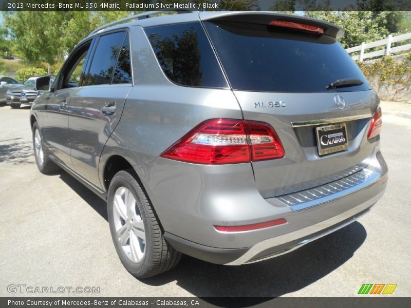 Palladium Silver Metallic / Black 2013 Mercedes-Benz ML 350 4Matic
