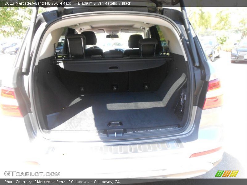 Palladium Silver Metallic / Black 2013 Mercedes-Benz ML 350 4Matic