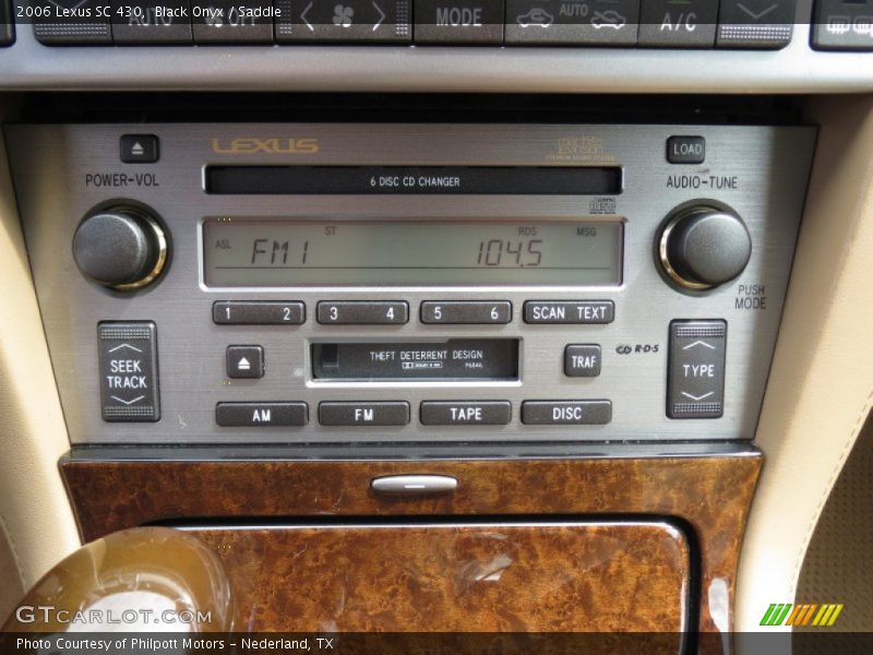 Audio System of 2006 SC 430