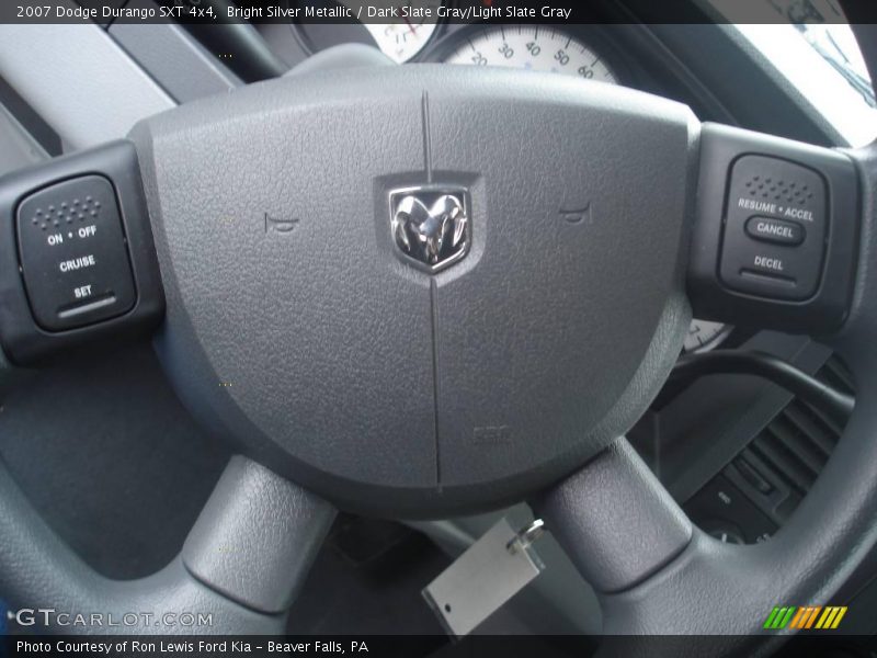 Bright Silver Metallic / Dark Slate Gray/Light Slate Gray 2007 Dodge Durango SXT 4x4