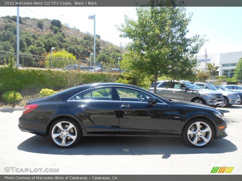 Black / Black 2012 Mercedes-Benz CLS 550 Coupe