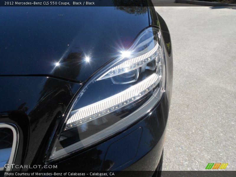 Black / Black 2012 Mercedes-Benz CLS 550 Coupe