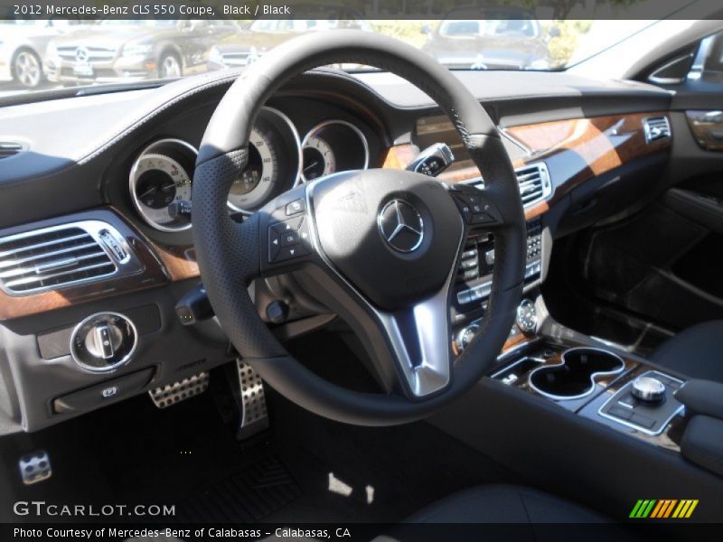 Black / Black 2012 Mercedes-Benz CLS 550 Coupe