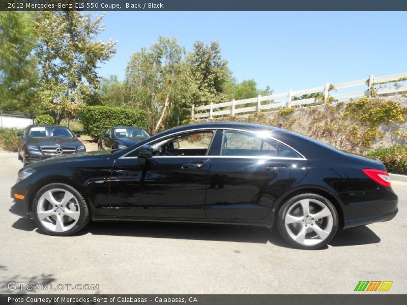 Black / Black 2012 Mercedes-Benz CLS 550 Coupe