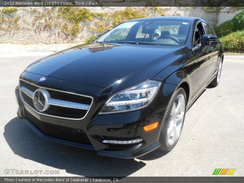 Black / Black 2012 Mercedes-Benz CLS 550 Coupe