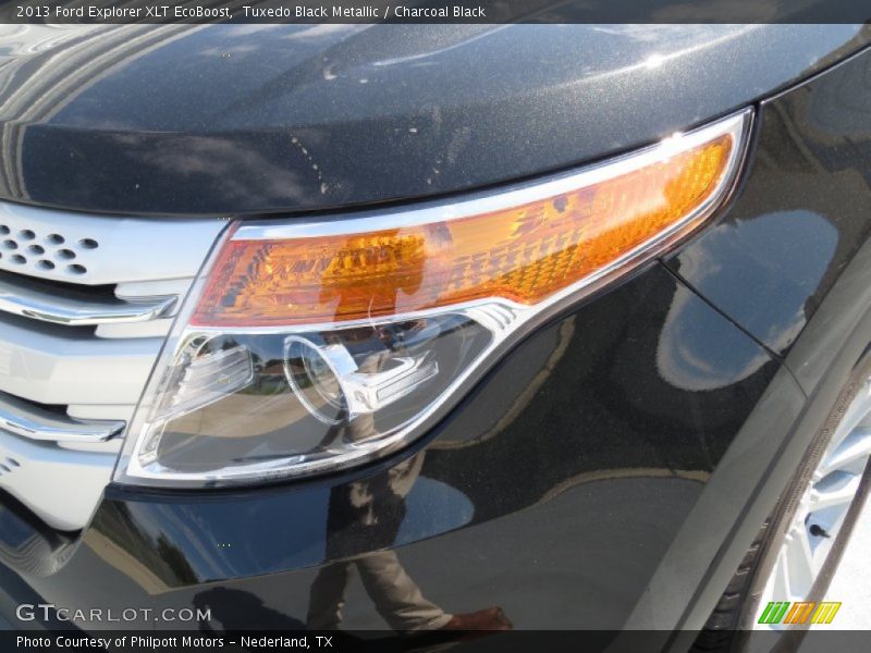 Tuxedo Black Metallic / Charcoal Black 2013 Ford Explorer XLT EcoBoost
